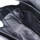 Miu Miu Ready lock Hand Bag Leather 2way Black Gold Auth am12067V-23
