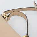 Miu Miu Ready lock Hand Bag Leather 2way Black Gold Auth am12067V-8