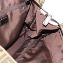 FENDI Zucca Canvas Tote Bag Nylon Black Brown Auth am12068V-19