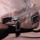 FENDI Zucca Canvas Tote Bag Nylon Black Brown Auth am12068V-21