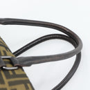 FENDI Zucca Canvas Tote Bag Nylon Black Brown Auth am12068V-14