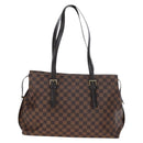 LOUIS VUITTON Damier Ebene Chelsea Tote Bag N51119 LV Auth am12069V-13
