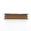 PRADA Chain Shoulder Bag Saffiano Brown Gold Auth am12070V-5