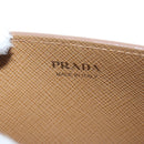 PRADA Chain Shoulder Bag Saffiano Brown Gold Auth am12070V-22