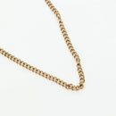 PRADA Chain Shoulder Bag Saffiano Brown Gold Auth am12070V-8