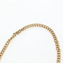 PRADA Chain Shoulder Bag Saffiano Brown Gold Auth am12070V-14