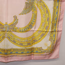 CARTIER Scarf Silk Pink Auth am12074-10
