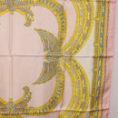 CARTIER Scarf Silk Pink Auth am12074-7