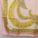 CARTIER Scarf Silk Pink Auth am12074-8