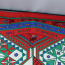 HERMES Carre 90 Scarf ”ORS BLEUS D'AFRIQUE” Silk Red Auth am12076M-11