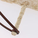 LOEWE Fan Raffia Beige Auth am12083V-9