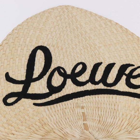 LOEWE Fan Raffia Beige Auth am12083V