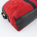 GUCCI Ophidia Sherry Line Shoulder Bag Leather Red Gold 499621 Auth am12084A-11