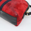 GUCCI Ophidia Sherry Line Shoulder Bag Leather Red Gold 499621 Auth am12084A-12