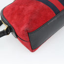 GUCCI Ophidia Sherry Line Shoulder Bag Leather Red Gold 499621 Auth am12084A-13