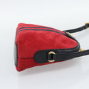 GUCCI Ophidia Sherry Line Shoulder Bag Leather Red Gold 499621 Auth am12084A-5