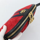 GUCCI Ophidia Sherry Line Shoulder Bag Leather Red Gold 499621 Auth am12084A-6