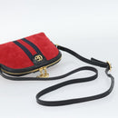 GUCCI Ophidia Sherry Line Shoulder Bag Leather Red Gold 499621 Auth am12084A-7
