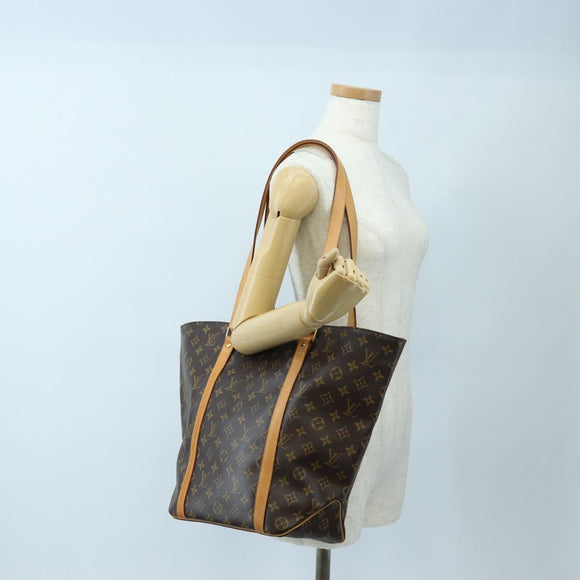 LOUIS VUITTON Monogram Sac Shopping Tote Bag M51108 LV Auth am12086V