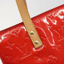 LOUIS VUITTON Monogram Vernis Reade MM Hand Bag Red Rouge M91086 Auth am12088V-18