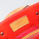 LOUIS VUITTON Monogram Vernis Reade MM Hand Bag Red Rouge M91086 Auth am12088V-19