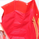 LOUIS VUITTON Monogram Vernis Reade MM Hand Bag Red Rouge M91086 Auth am12088V-21