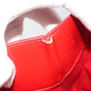 LOUIS VUITTON Monogram Vernis Reade MM Hand Bag Red Rouge M91086 Auth am12088V-11