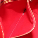 LOUIS VUITTON Monogram Vernis Reade MM Hand Bag Red Rouge M91086 Auth am12088V-23