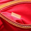 LOUIS VUITTON Monogram Vernis Reade MM Hand Bag Red Rouge M91086 Auth am12088V-12
