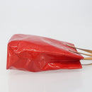 LOUIS VUITTON Monogram Vernis Reade MM Hand Bag Red Rouge M91086 Auth am12088V-3