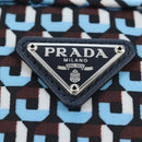 PRADA Mini Shoulder Bag Nylon Blue Silver 1N1860 Auth am12089V-20