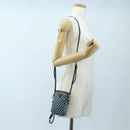 PRADA Mini Shoulder Bag Nylon Blue Silver 1N1860 Auth am12089V-28