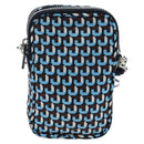 PRADA Mini Shoulder Bag Nylon Blue Silver 1N1860 Auth am12089V-2