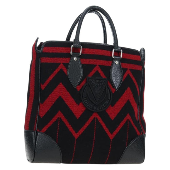 LOUIS VUITTON Covervale Hand Bag Wool Red M95241 LV Auth am12090SAV