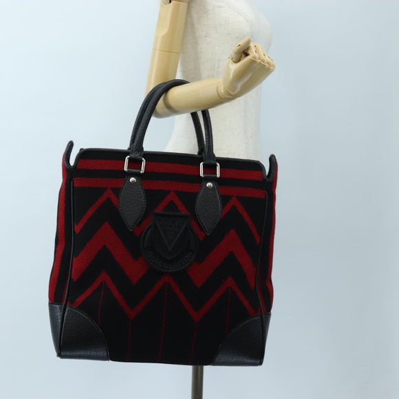 LOUIS VUITTON Covervale Hand Bag Wool Red M95241 LV Auth am12090SAV