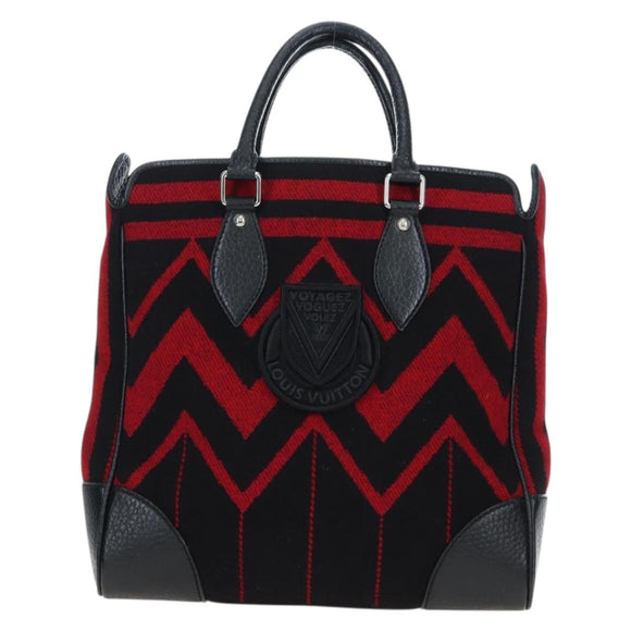 LOUIS VUITTON Covervale Hand Bag Wool Red M95241 LV Auth am12090SAV