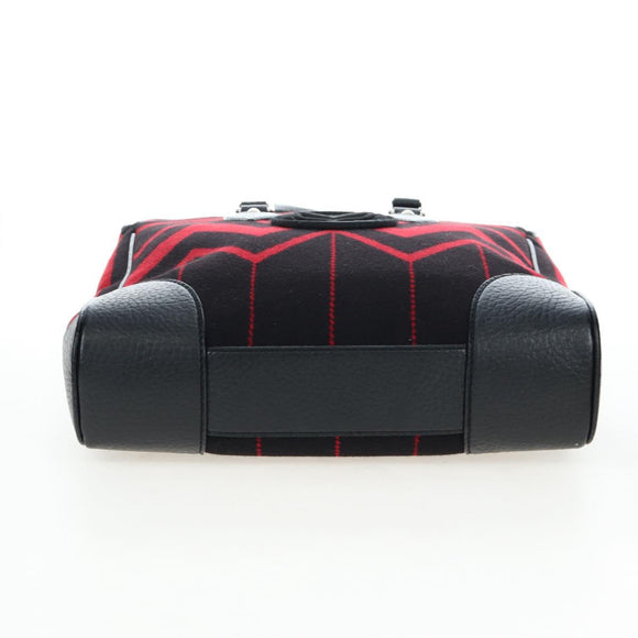 LOUIS VUITTON Covervale Hand Bag Wool Red M95241 LV Auth am12090SAV