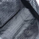 PRADA Tote Bag Nylon Black Silver Auth am12091A-17