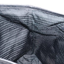 PRADA Tote Bag Nylon Black Silver Auth am12091A-19