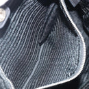 PRADA Tote Bag Nylon Black Silver Auth am12091A-21