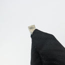 PRADA Tote Bag Nylon Black Silver Auth am12091A-22