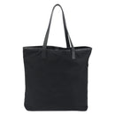 PRADA Tote Bag Nylon Black Silver Auth am12091A-3