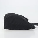 PRADA Tote Bag Nylon Black Silver Auth am12091A-4