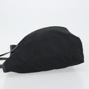 PRADA Tote Bag Nylon Black Silver Auth am12091A-5