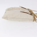 SAINT LAURENT Kahala Tote Bag Canvas Ivory Gold 123435 Auth am12092V-3