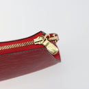LOUIS VUITTON Epi Pochette Accessoires Pouch Red M52947 LV Auth am12093V-9
