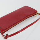 LOUIS VUITTON Epi Pochette Accessoires Pouch Red M52947 LV Auth am12093V-6