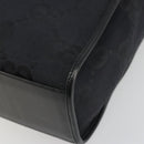 GUCCI GG Canvas Tote Bag Black Silver 002 1064 3444 Auth am12094V-16