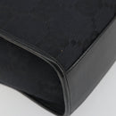 GUCCI GG Canvas Tote Bag Black Silver 002 1064 3444 Auth am12094V-17