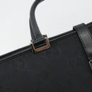 GUCCI GG Canvas Tote Bag Black Silver 002 1064 3444 Auth am12094V-9